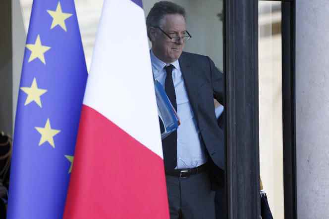 Nicolas Revel, the new director general of the Assistance Publique-Hôpitaux de Paris, here at the Elysée, in Paris, on February 28, 2022, while he was still chief of staff at Matignon.