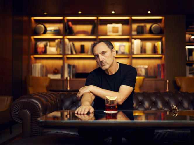 Mirwais, at the Aristide bar of the Lutetia hotel, in Paris, on August 23, 2022.