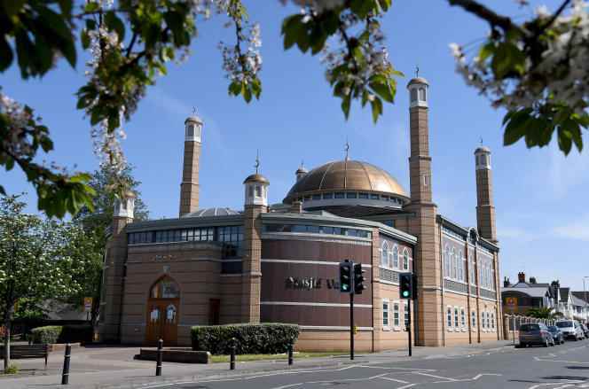 The Masjid Umar Mosque, in Leicester, England, on April 24, 2020.