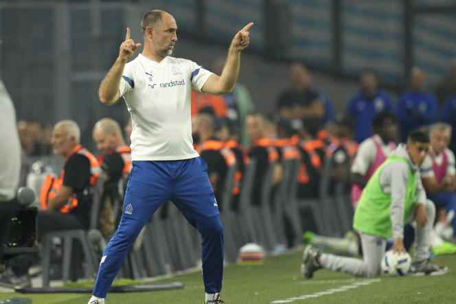 Igor Tudor, OM coach, during the Ligue 1 match against Clermont on August 31 in Marseille.