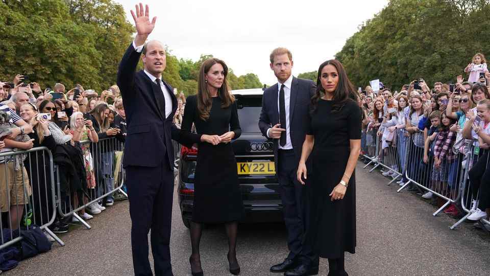 Prince William, Duchess Catherine, Prince Harry and Duchess Meghan