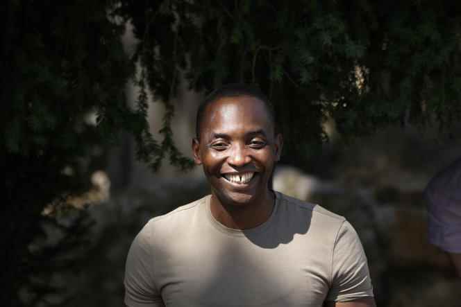 Aboubakar Soumahoro, trade unionist defender of the rights of migrants, is a candidate for the Italian Greens-Left alliance in Modena for the legislative elections of September 25, here in Rome, September 6, 2022.