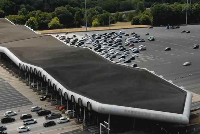 The A10 motorway, at the Saint-Arnoult-en-Yvelines toll (Yvelines), July 30, 2022. 
