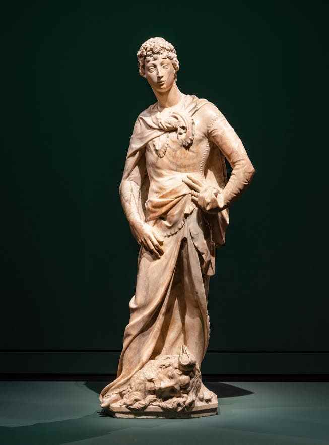 Donatello: «David», 1408 - 09, marble.