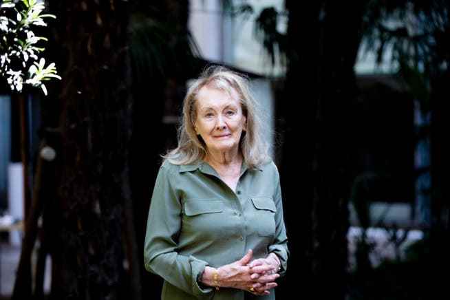 Sie ist die Siegerin: die 82-jährige Schriftstellerin Annie Ernaux.