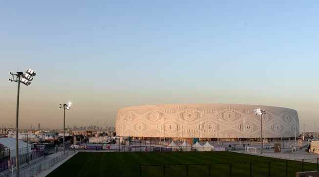 At the host city of Qatar – pictured is the Al-Thumama stadium – women are discriminated against by gender equality, contrary to the messages of many football clubs.
