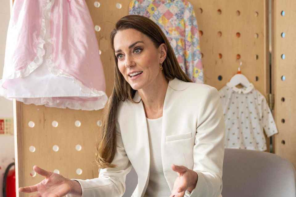 Catherine, Princess of Wales visited the Baby Bank in London in June 2022 