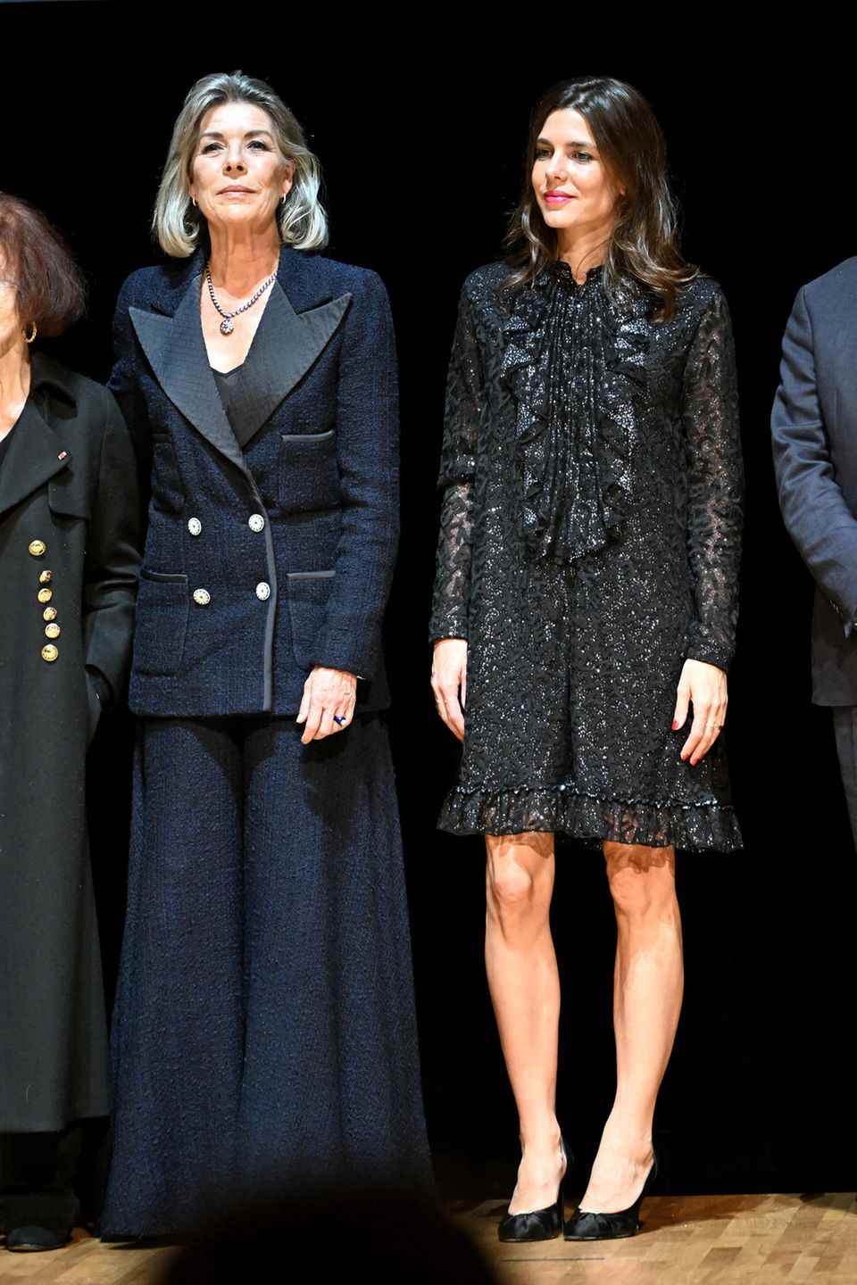 In terms of colour, Caroline von Hannover and Charlotte Casiraghi are an excellent match
