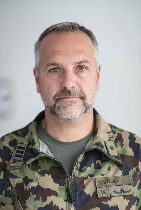 Daniel Steiner, Oberst im Generalstab, leitet das Rekrutierungszentrum in Mels.