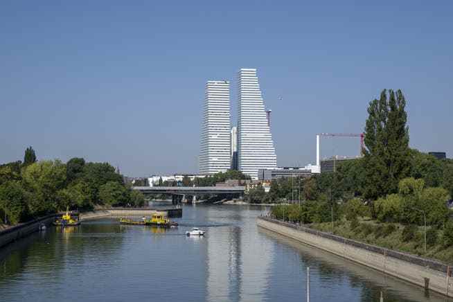 The Roche Towers in Basel.