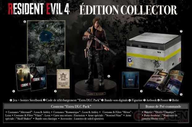 Resident Evil 4 remake collector's edition fr 21 10 2022