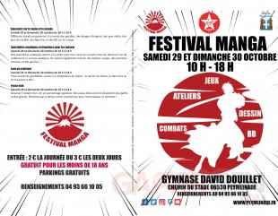 Peymeinade Manga Festival program