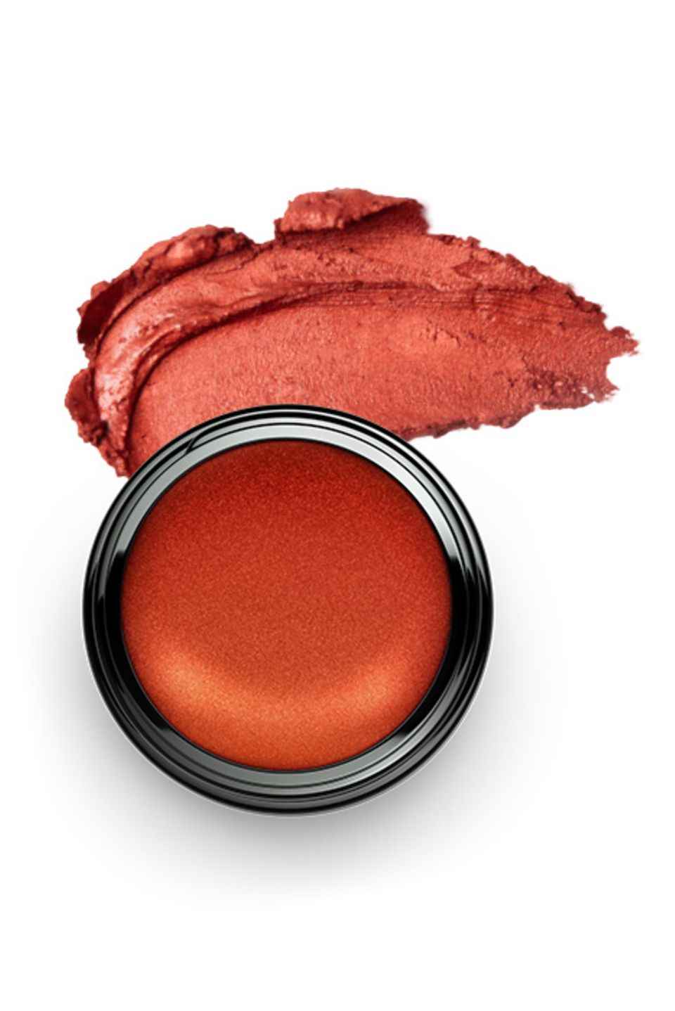 Autumnal copper tone for lips, eyes, cheeks