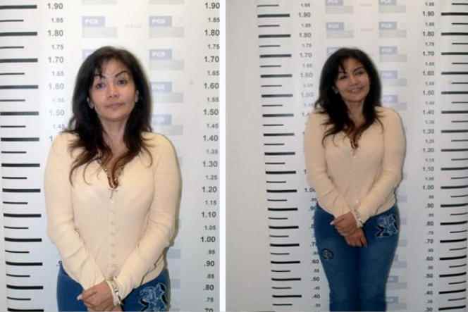 Sandra Avila Beltran, during her arrest in Mexico City, September 28, 2007.