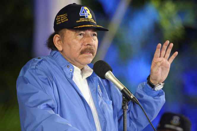 Nicaraguan President Daniel Ortega in Managua on September 28, 2022. 