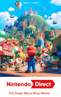 The Super Mario Bros Movie Nintendo Direct poster poster