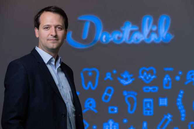 Stanislas Niox-Chateau, CEO and co-founder of Doctolib, at the company's headquarters, in Levallois-Perret (Hauts-de-Seine), May 23, 2022.
