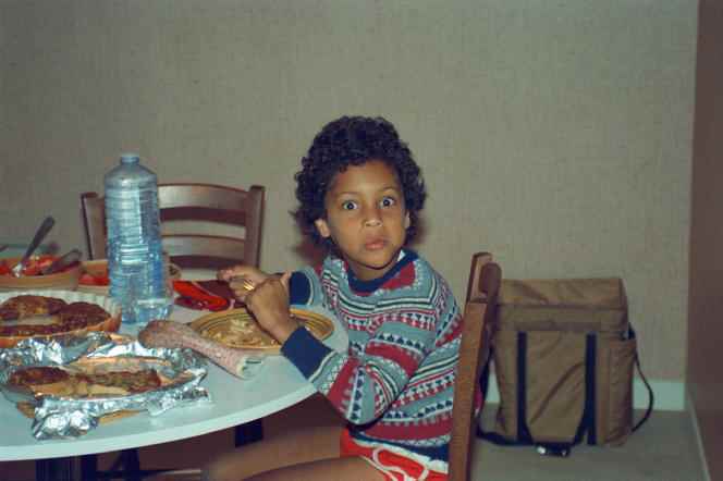 Disiz, when he was 8 or 9 years old.