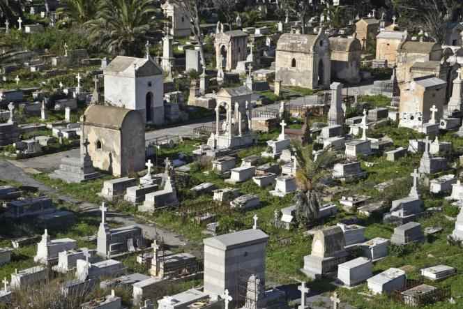 The European cemetery of Saint-Eugene in the northern suburbs of Algiers, in Bologhine, in January 2021.