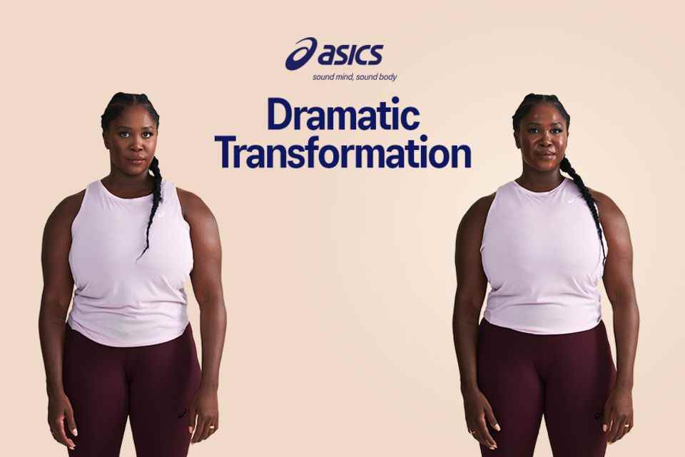 Motsi Mabuse is the face of Asics' #DramaticTransformation campaign.