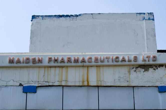 Warehouse of the Maiden Pharmaceuticals group in Sonipat, in the Indian state Haryana, on the outskirts of New Delhi, on October 14, 2022.