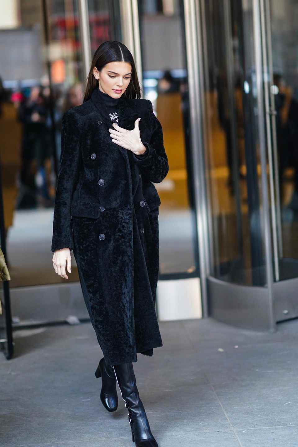 Kendall Jenner on the streets of New York, February 2020