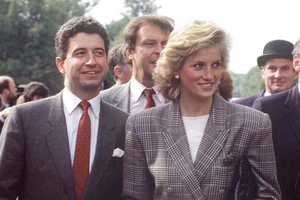 Patrick Jephson and Princess Diana in 1989