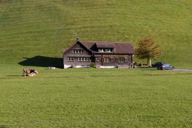 Wo die Bauernhäuser «Hämetli» heissen: Wasserauen, Kanton Appenzell Innerrhoden.