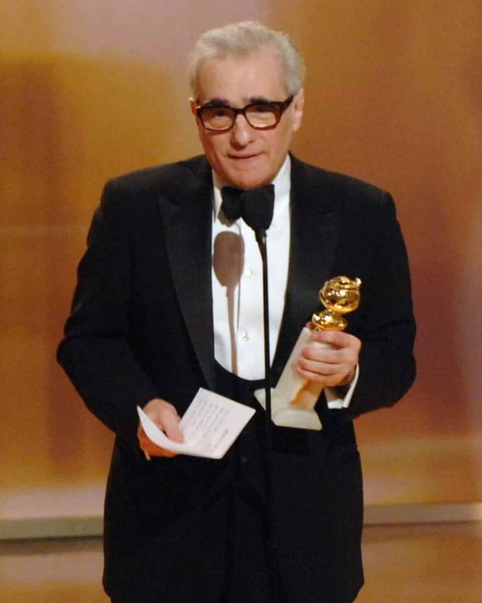 Scorsese Scorsese delivering his first Oscar acceptance speech.