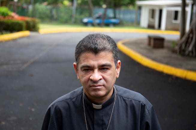 The Bishop of Matagalpa and Estelí, Rolando Álvarez, was forced to seek refuge from Sandinista police in a church in Managua in May 2022.