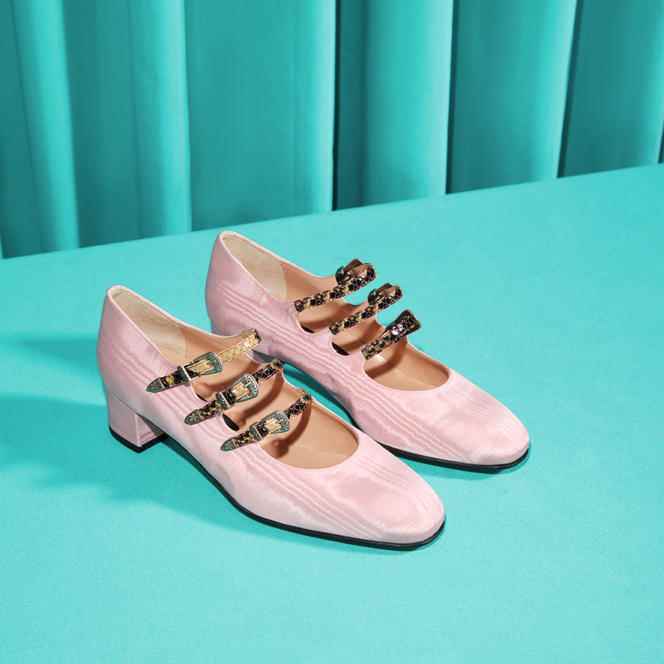 Heeled Mary Janes from Carel and Gucci Vault.
