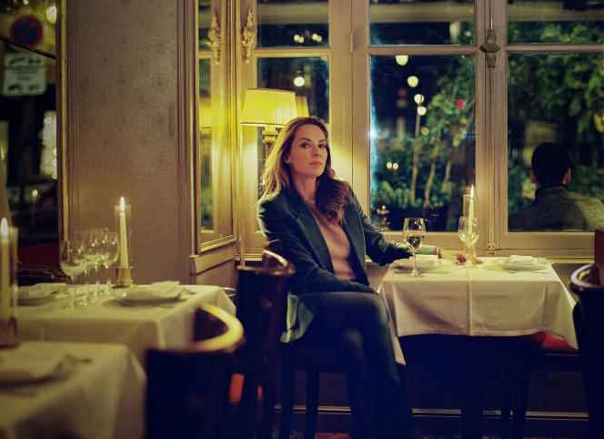 Mélissa Theuriau, at the restaurant Chez Julien, Paris 4ᵉ, on November 8, 2022.