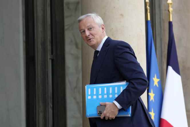 The Minister of the Economy, Bruno Le Maire, on November 8, 2022, in Paris. 