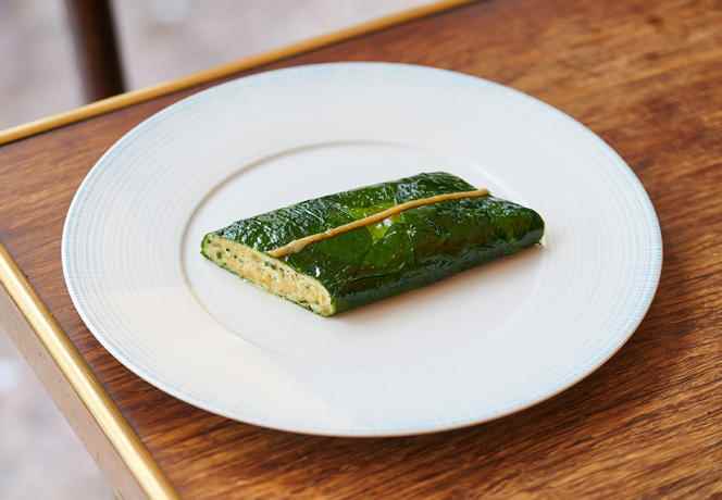 Thomas Graham's omelet photographed on November 9, 2022 at Le Mermoz restaurant in Paris.