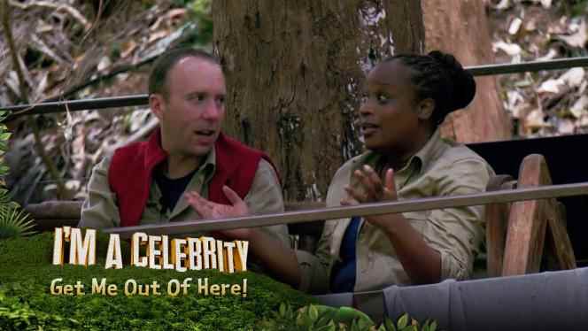 Ex-minister Matt Hancock in a screenshot from an episode of reality TV show 'I'm a Celebrity...Get Me Out of Here!'  “, broadcast on the private channel ITV.