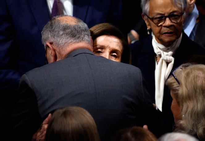 Nancy Pelosi in the House of Representatives in Washington, after announcing that she no longer intends to assume the presidency, November 17, 2022.