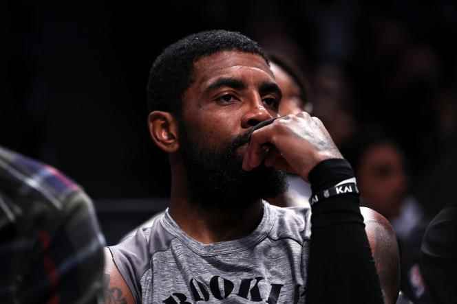 Brooklyn Nets basketball player Kyrie Irving in New York City on November 1, 2022.