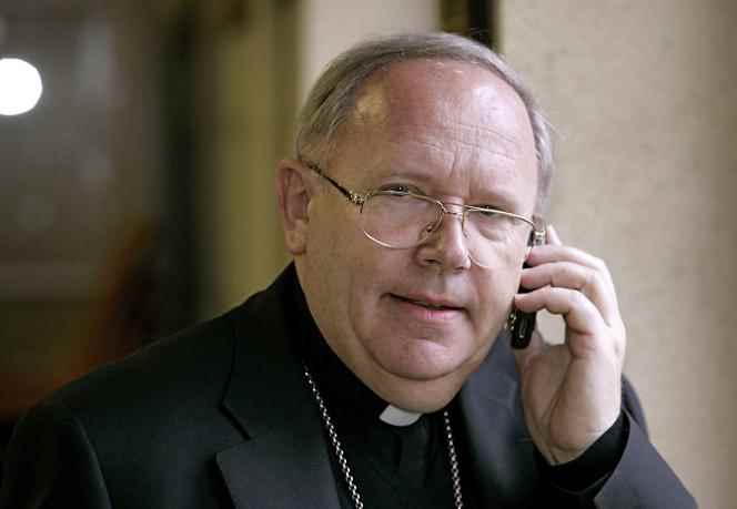 Cardinal Jean-Pierre Ricard, former bishop of Bordeaux retired since 2019, in Bordeaux in April 2005.