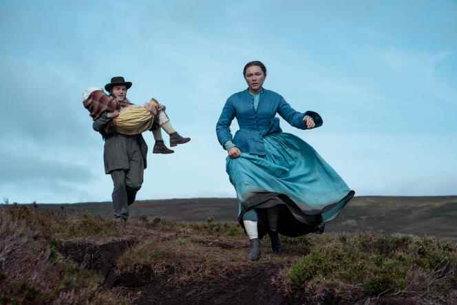 Anna O'Donnell (Kíla Lord Cassidy), Will Byrne (Tom Burke) and Lib Wright (Florence Pugh) in 