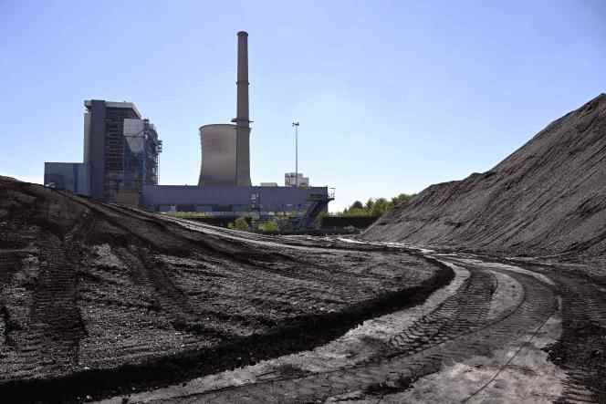 The Emile-Huchet coal-fired power plant, located in Saint-Avold, in Moselle, on September 12, 2022.