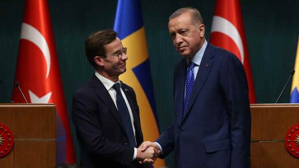 Kristersson and Erdogan.