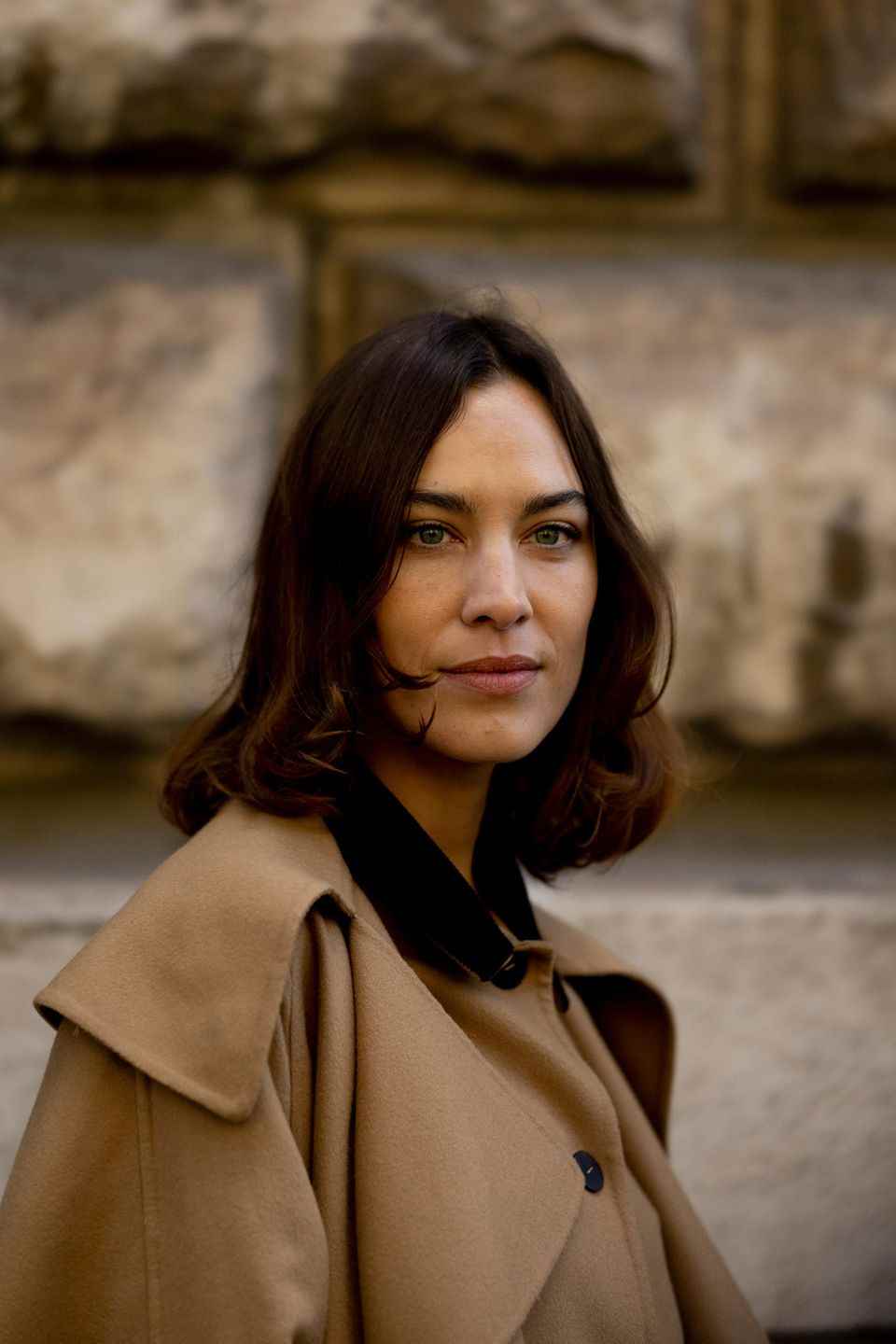 Alexa Chung has rather thin hair, which is why she likes to resort to the rolled bob technique.