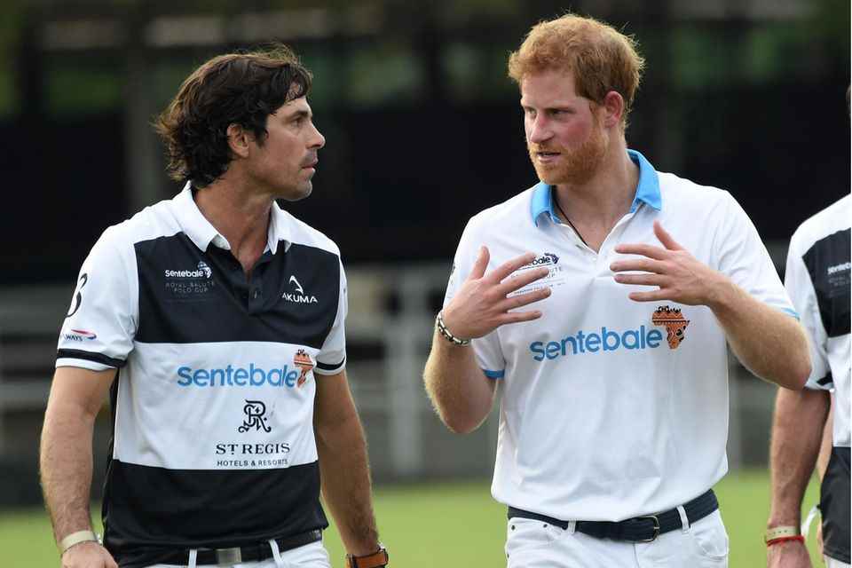 Nacho Figueras and Prince Harry take part in a polo tournament together.