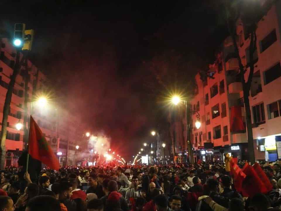 Celebrations in Rabat.