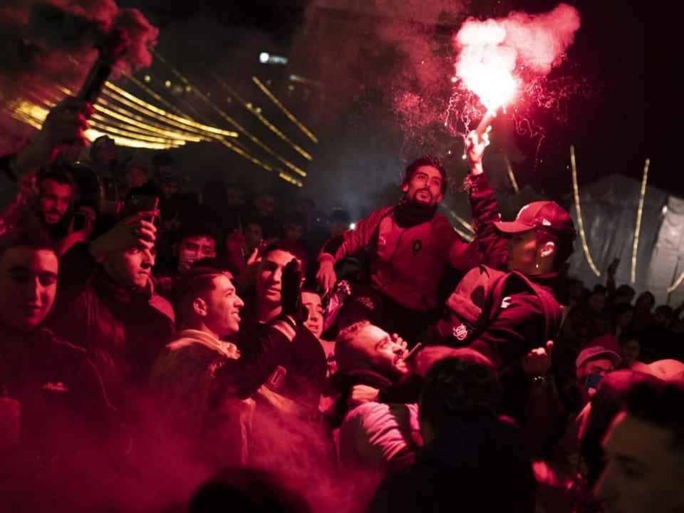 Celebrations in Barcelona.