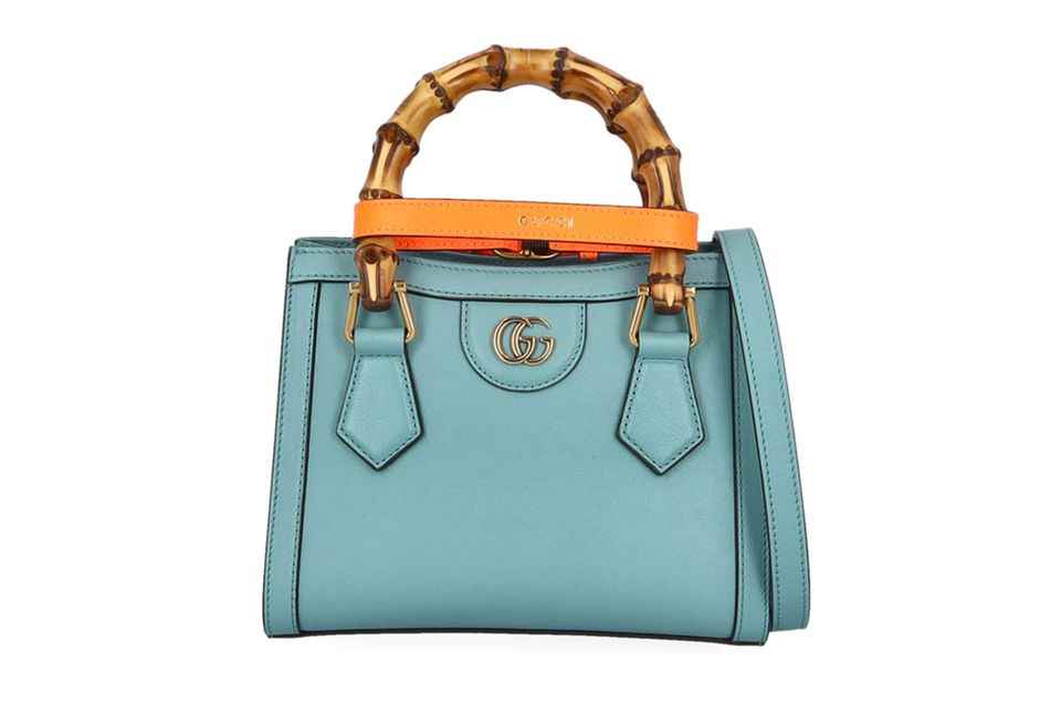 The current Gucci Diana Bag in blue, for around 2,500 euros