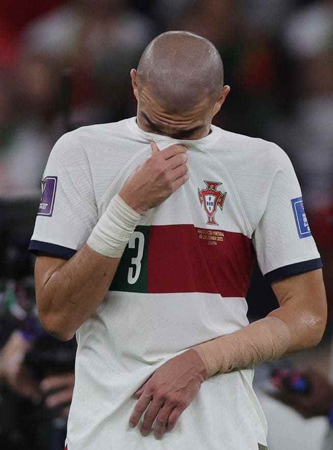 Pepe is very disappointed after the World Cup.  He was also diagnosed with a fracture in his left arm.