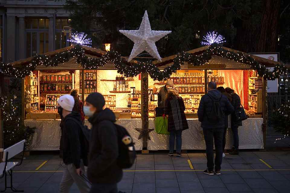 Christmas market in Chur.