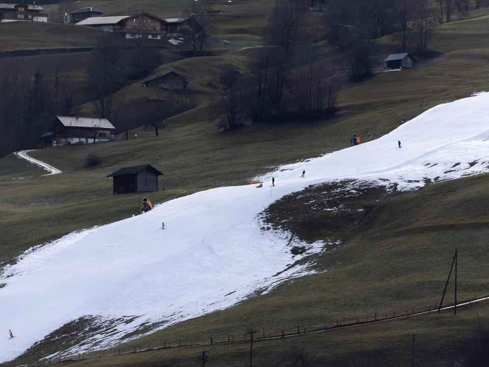 Ski slope in Grindelwald
