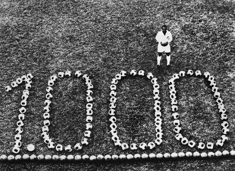 The military dictatorship uses Pelé's 1000th goal in 1969 for their purposes.